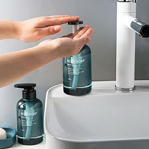 Boş Şampuan Şişeleri, Boş pompa şişeleri, 3 ADET 300/500ML Şampuan Depolama Dağıtıcı Vücut Sabunu Şampuan Kremi Duş