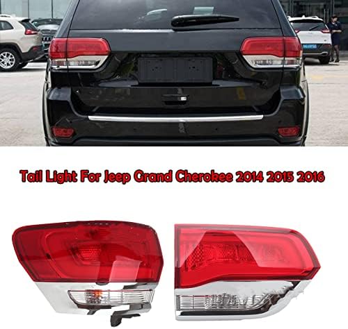 jeep Grand Cherokee 2014 için 2015 , kuyruk İşık Meclisi Arka Lambaları Arka Sis Fren Lambası LED Dönüş Sinyali