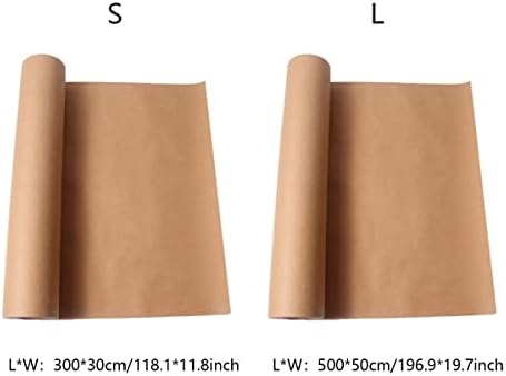 Kahverengi Kraft Ambalaj Kağıdı Rulosu Hediye Kağıdı Rulosu Retro Ambalaj Kağıdı 30 Cm X 300 Cmm Hediye Kağıdı