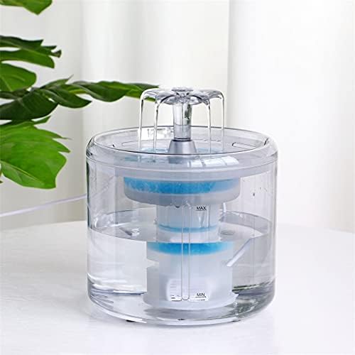 DHDM Pet su çeşmesi USB Otomatik su sebili Besleyici Kase led ışık Akıllı Köpek su sebili Pet İçme Besleyici