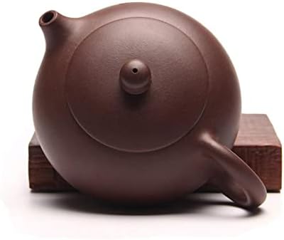 WİONC Çaydanlıklar El Yapımı Düz Xishi Pot Qing Çimento Çay Seti Çaydanlıklar 230 ml Çin Gongfu