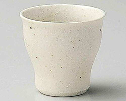 Japonya'da yapılan Kobiki 2.6 inç Sake Kupası Beyaz porselen
