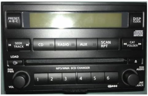 Nıssan Tıtan OEM Fabrika Stereo Radyo Mp3 / wma 6 Cd Güverte Model No. 28185-zt10a ve 28185-9fd1a