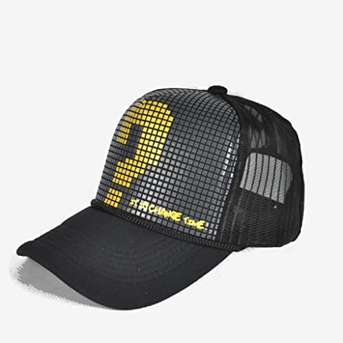 N / A Örgü Beyzbol Açık Yaz Spor şapka kamyon şoförü şapkası Erkekler net Kap Hiphop Sunbonnet şapka Kadınlar için
