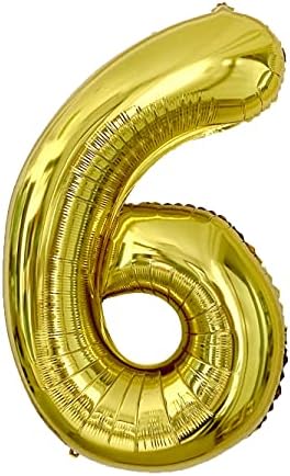 32 inç Altın Haneli Folyo Balonlar Numaraları 0-9 Doğum Günü Partisi Süslemeleri Arapça Numarası için Doğum Günü Partisi