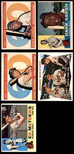 1960 Topps Milwaukee Braves Takım Seti Milwaukee Braves (Set) VG Braves
