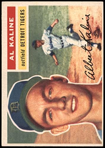 1956 Topps 20 Al Kaline Detroit Kaplanları (Beyzbol Kartı) ESKİ Kaplanlar