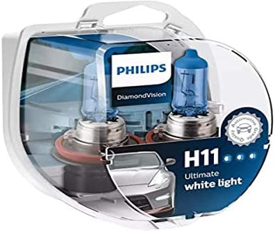 PHİLİPS-Diamond Vision H11 Halojen HID Süper Beyaz 5000K (Çift)