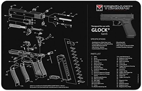 TekMat TEK-R17-GLOCK-G5-TEK, Çoklu, Tek Beden