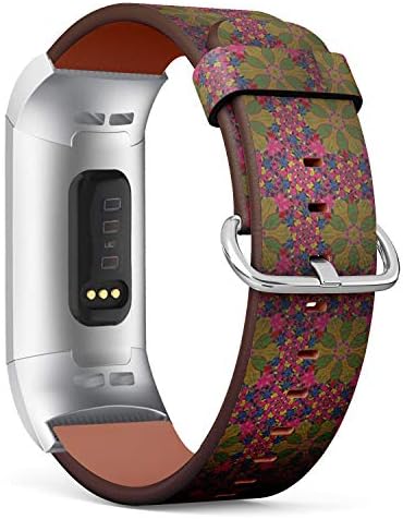 Fitbit şarj 4, şarj 3, şarj 3 SE ile uyumlu - Erkekler ve Kadınlar için yedek deri Bileklik saat kayışı Kayış bilezik