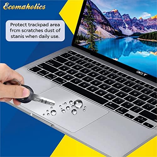 (2 Adet) Ecomaholics Dizüstü Dokunmatik ped Koruyucu Kapak için HP Zbook Güç G9 15.6 inç Dizüstü Bilgisayar, şeffaf
