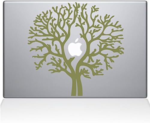 Çıkartma Gurusu Elma Ağacı Çıkartması Vinil Çıkartma, 13 MacBook Air, Altın (1493-MAC-13A-G)