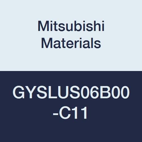 Mitsubishi Materials GYSLUS06B00-C11 GY Küçük Torna Tezgahı için Mono Blok Dış Kanal Açma Tutucusu, Sol, 0° Açı, 0,059