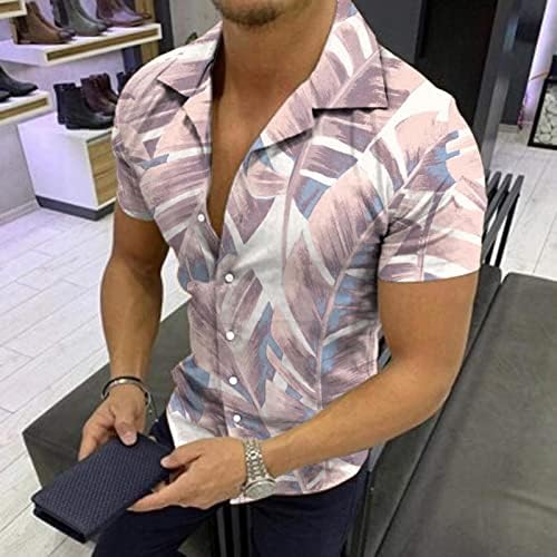 Erkekler için Hawaii Gömlekleri Düzenli Fit Kısa Kollu Erkek Hawaii Gömlekleri Çok Çeşitli Renk Tasarımlarına Sahiptir
