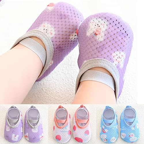 Bebek Erkek Kız Çorap Toddler Nefes Karikatür Örgü Kat Çorap Yalınayak Çorap Olmayan İlk yürüyüş ayakkabısı Kızlar