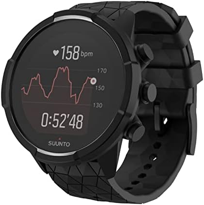 GANYUU 24mm Yedek Silikon akıllı saat Sapanlar Suunto D5/7/9/Baro Spartan Spor Bilek İK Baro Smartwatch Saat Kayışı