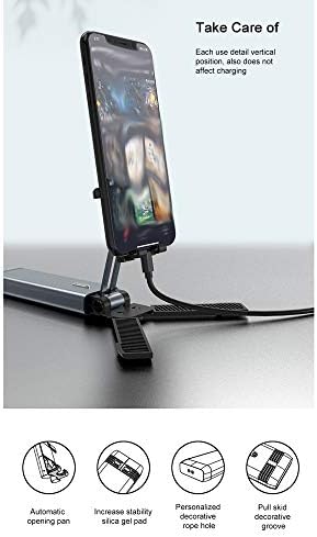 N / A Yeni Metal Mini Katlanabilir Ayarlamak Cep telefon tutucu Masası Masaüstü Standı Akıllı telefon ve Tablet Desteği