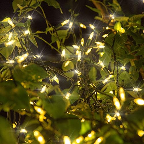 Pırıltı yıldız 300 LED noel Mini dize ışıkları, kapalı açık ev bahçe partisi noel dekorasyonu için güvenli adaptörlü