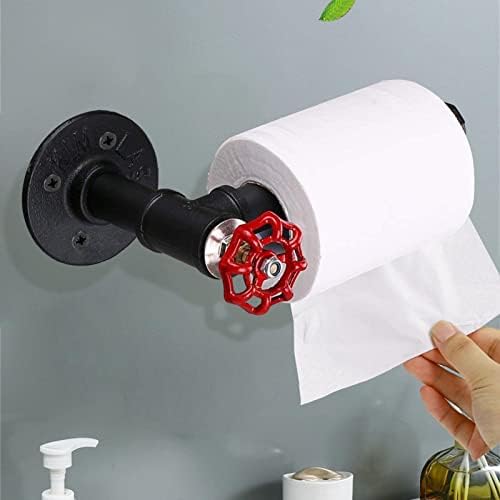 tuvalet kağıdı tutucusu, tuvalet kağıdı tutucusu, Duvara Monte Kağıt Havlu Tutacağı-Demir Boru Kağıt Havlu Tutacağı