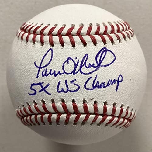 Paul O'Neill İmzalı Beyzbol RDM Yankees Auto 5x WS Şampiyon Yazısı PSA / DNA İmzalı Beyzbol Topları