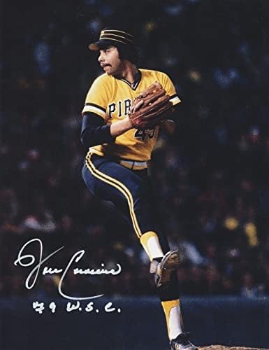 JOHN CANDELARİA PİTTSBURGH PİRATES 1979 WS CHAMPS AKSİYON imzalı 8x10-İmzalı MLB Fotoğrafları