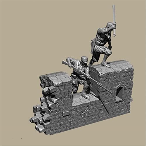 1/35 İKINCI dünya savaşı Çin Asker Reçine Şekil Kiti Minyatür Reçine model seti / / Pq0-71 (demonte ve boyasız) (Taban)