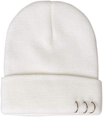 Kap Örgü Örme Şapka - Erkek Şapka Kış Kadınlar için Şapka Beyzbol Kapaklar Siyah Örgü Bere