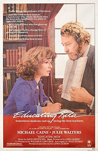 Rita'yı Eğitmek 1983 ABD Tek Sayfalık Poster