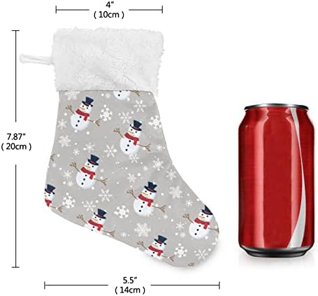 JSTEL Noel Kardan Adam Noel Asılı Çorap 6 Paket Küçük Noel Tatil Asılı Çorap Noel Ağacı Parti Süslemeleri Hediye,