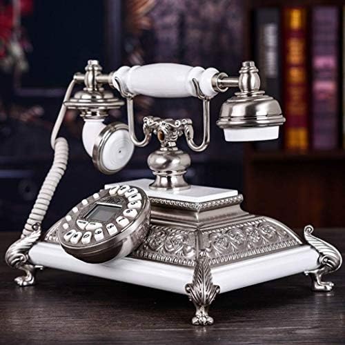 ZYZMH Antika Telefon, Kablolu Dijital Vintage Telefon Klasik Avrupa Retro Sabit Telefon