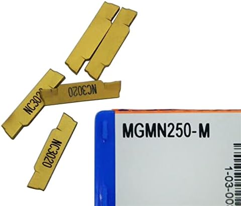 GBJ MGMN250-M Karbür Kanal Açma Uçları 2.5 mm Geniş Kanal Açma Karbür Uçlar Torna Kesiciler MGEHR / MGIVR Torna Kanal