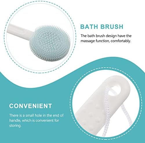 FOMİYES Silikon Banyo Fırçası Duş Vücut Fırçası Cilt Peeling Banyo Fırçası Vücut Peeling Fırçası Silikon Vücut Fırçalayın