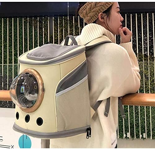 Meilishuang evcil hayvan sırt çantası, Taşınabilir kedi çantası Sırt Çantası Büyük Köpek Dışarı Çıkmak Uzay Pet Kabin