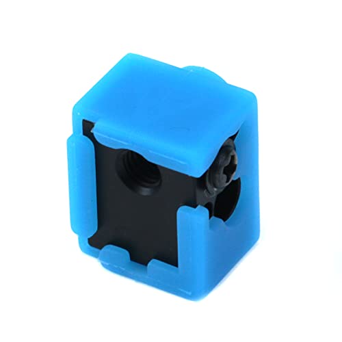 Wealrit 4 adet Siyah 3D yazıcı ısıtıcı blok,3D Yazıcı volkan ısıtıcı blok, 3D Yazıcı Hotend ısıtıcı blok Silikon çorap