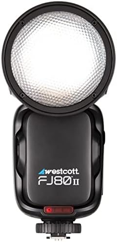 Westcott FJ80 II M Evrensel Dokunmatik Ekran 80Ws Çok Markalı Kamera Montajlı Yuvarlak Kafa Flaşı-Açık Kamera Ayakkabısı