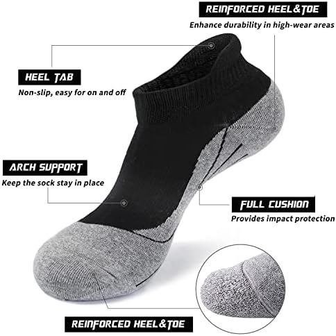 7DayOtter Koku Dayanıklı Ayak Bileği Çorap Erkekler Kadınlar No Show Atletik Koşu Düşük Kesim Kısa Çorap