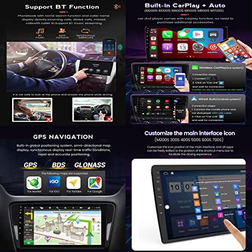 Android 11.0 Araba Radyo Stereo 2 DİN GPS Navigasyon MP5 Oynatıcı Citroenc5 2009, 9 İnç Dokunmatik Ekran Carplay Bluetooth