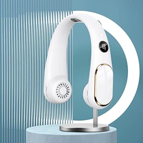 Taşınabilir Boyun Fanı, Kişisel Bladeless Giyilebilir Taşınabilir 360°Soğutma Boyun Fanı, USB Şarj Edilebilir Mini