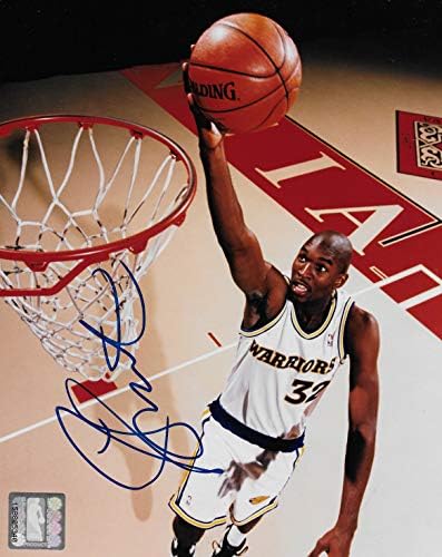 Joe Smith imzalı Golden State Warriors basketbol 8x10 fotoğraf COA