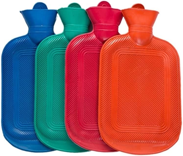 JrenBox sıcak Su Şişesi isıtma pedi Kalınlaşmış Kauçuk Çanta Kış İsıtıcı (Renk: Rastgele Renk, Boyut : 2000ML)