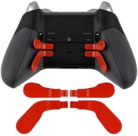 4 Adet Kırmızı Metal Paslanmaz Çelik Kürekler Saç Tetik Kilitleri Xbox One Elite Denetleyici Yedek Parçaları