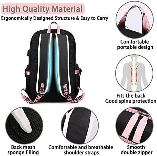 USB şarj portu ile YBYGBB sırt çantası büyük kapasiteli - kolej iş ve seyahat için Unisex Schoolbag, erkekler ve kadınlar