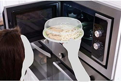 YBM ev Mikrodalga Sıçramak Kapak gıda ısıtma sırasında Mikrodalga Lekesiz tutar, Anti-sıçramak Plaka Kapak, BPA Ücretsiz