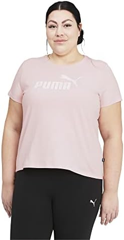 PUMA Women's Essentials + Logo Tişört (Büyük Beden Olarak Mevcuttur)