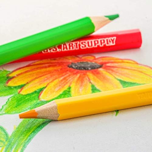 ABD Sanat Kaynağı 48 Parça Suluboya Sanatçı Sınıf Suda Çözünür Renkli Kalem Seti Fermuarlı Saklama ve Taşıma Çantası