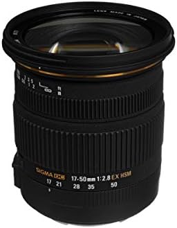 Sigma 17-50mm f/2.8 EX DC OS HSM FLD Büyük Diyafram Standart zoom canon lensi Dijital DSLR Kamera (Yenilenmiş)