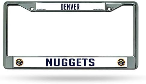 NBA Denver Nuggets Standart Krom Plaka Çerçevesi
