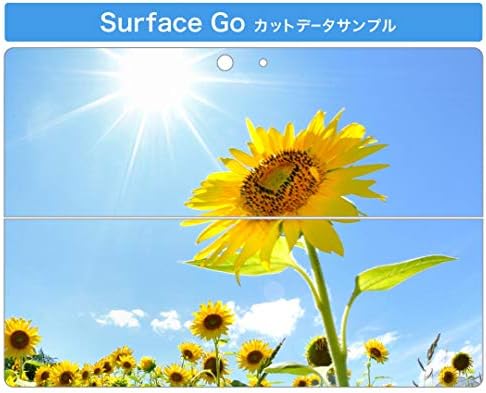 ıgstıcker Çıkartması Kapak Microsoft Surface Go/Go 2 Ultra İnce Koruyucu Vücut Sticker Skins 005089 Ayçiçeği Fotoğraf