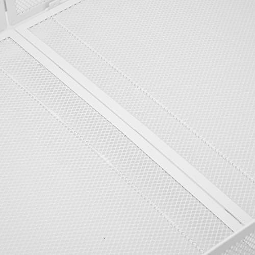 Pssopp Yatak Altı Saklama Kutuları, Yatak Altı Saklama Kabı Yatak Odası için Tekerlekli Tasarımı Dışarı Çekin (Beyaz)