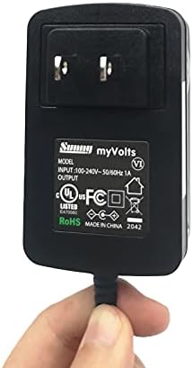 MyVolts 12V Güç Kaynağı Adaptörü ile Uyumlu/Sony SRS-XB3R Bluetooth Hoparlör için Yedek-ABD Plug